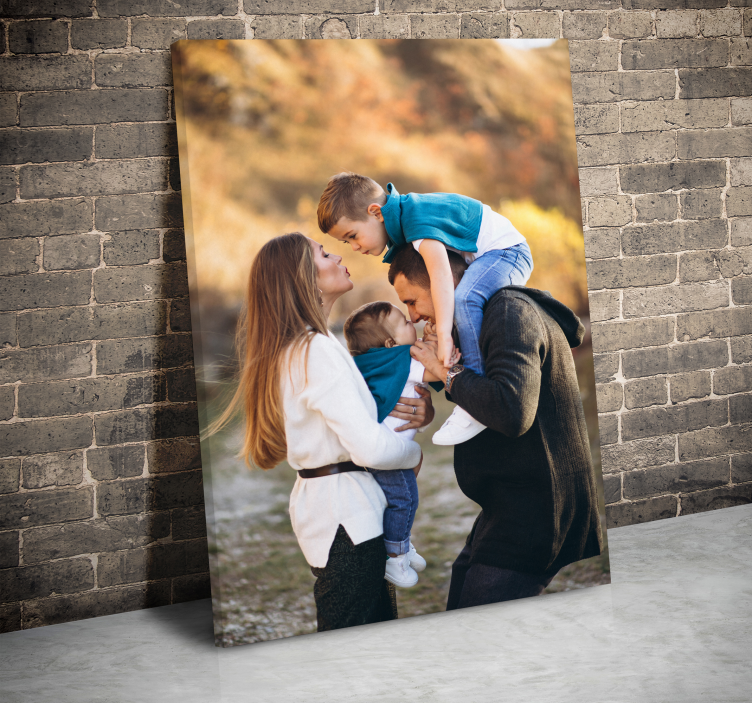 Quadro personalizável foto de família - TenStickers