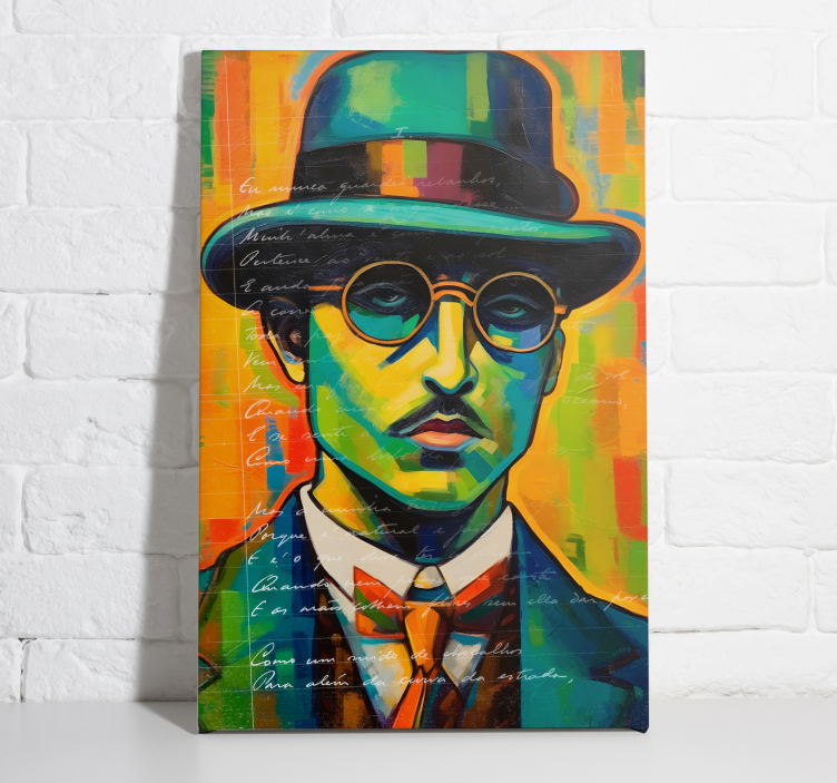 Quadro retrato Fernando Pessoa - TenStickers