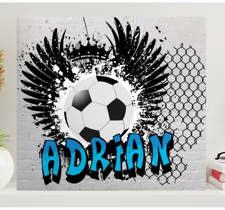 Quadros de desportos com design inspirado no futebol - TenStickers