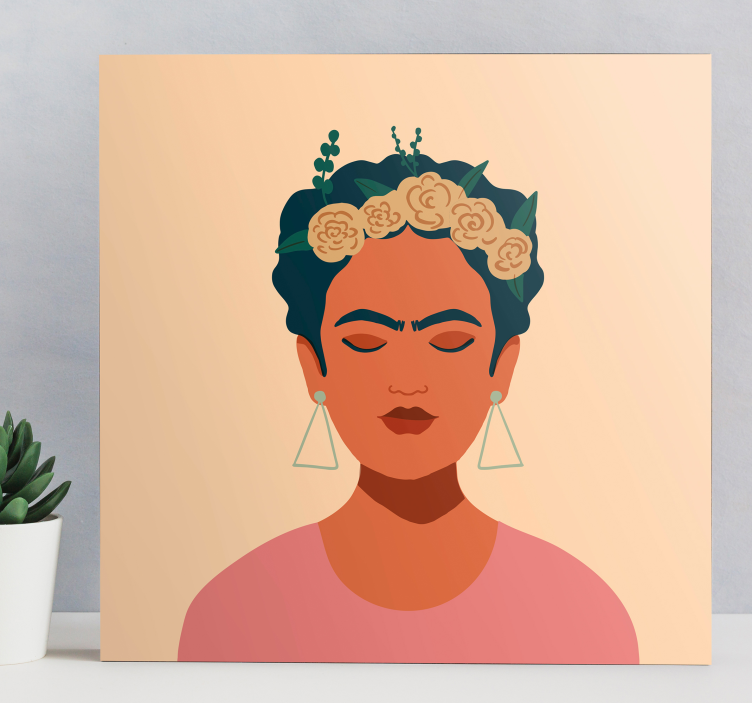 Quadros de personagens Personajes frida khalo - TenStickers