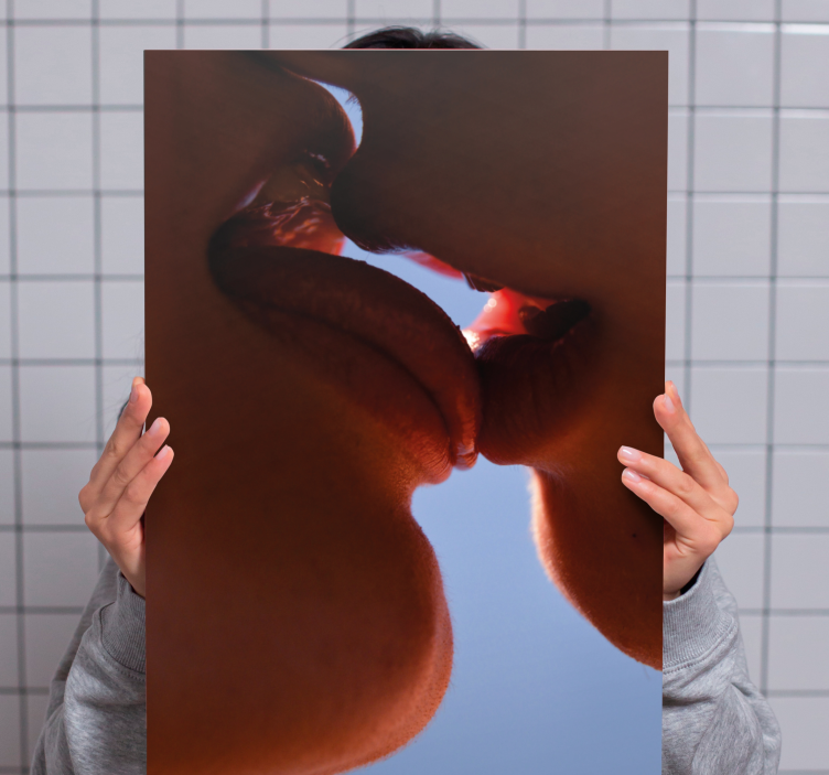 Quadros decorativos personagens conexão labial Íntima - TenStickers