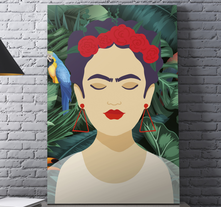 Quadros decorativos personagens inspirados em frida kahlo - TenStickers