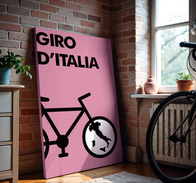 Quadros de desportos ícone giro d'italia - TenStickers