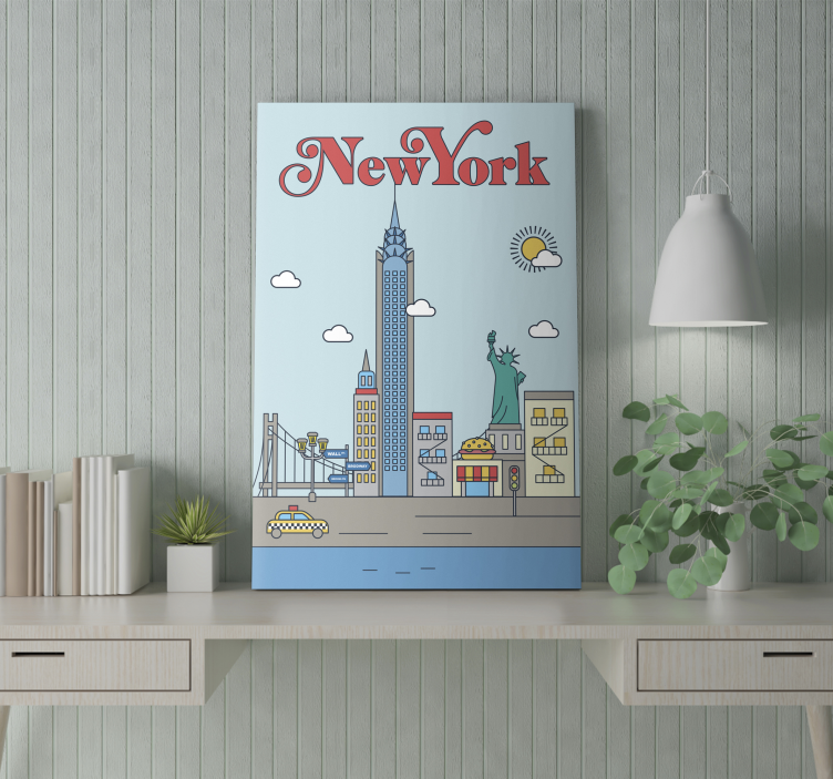 Quartos de cidades nova York - TenStickers