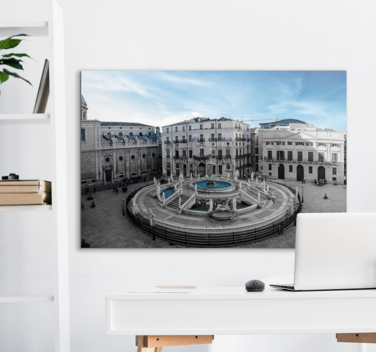 Quartos de cidades Piazza pretoria em palermo - TenStickers