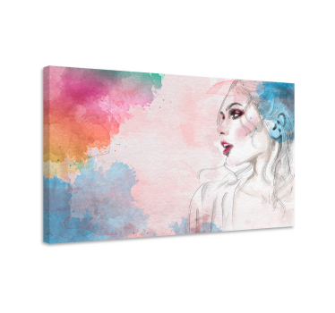 Quadro Decorativo de arte Figura de mulher - TenStickers