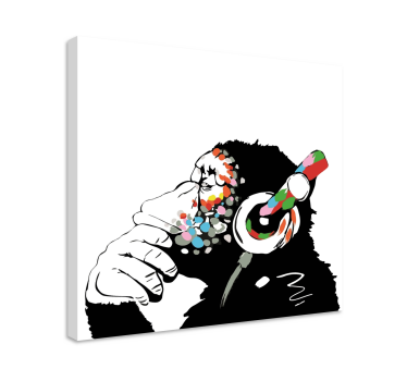 Quadro musical Mono banky música - TenStickers