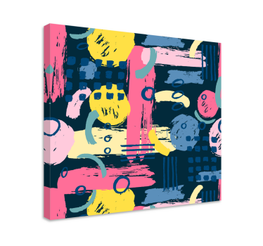 Quadro Decorativo abstrato Abstrato colorido - TenStickers