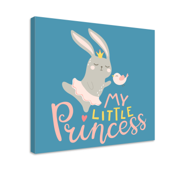 Quadro com veados princesa coelha fofa - TenStickers