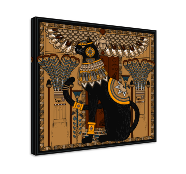 Quadro Decorativo de gatos Gato egípcio - TenStickers