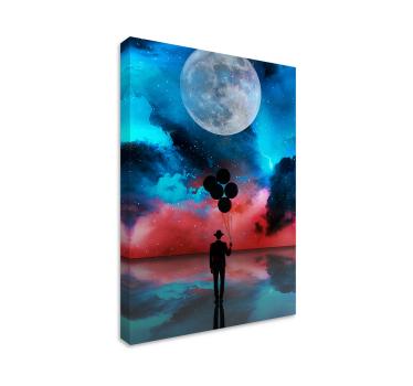 Quadro Decorativo vintage Colagem de solidão vintage - TenStickers
