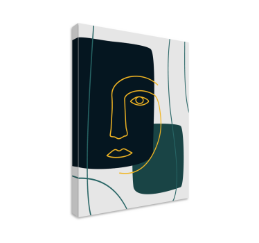 Quadro escritório Escritório abstrato - TenStickers