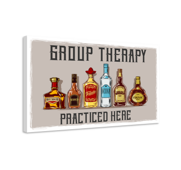 Quadro para bar Texto de bebida engraçado - TenStickers