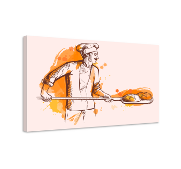 Quadro para bar Chef vintage - TenStickers