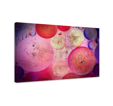 Quadro decorativo abstrato formações de padrões de bolhas - TenStickers