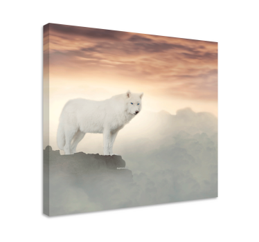 Quadro de cães lobo Ártico majestoso - TenStickers