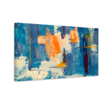 Quadro Decorativo abstrato Respingo de tinta nórdica - TenStickers
