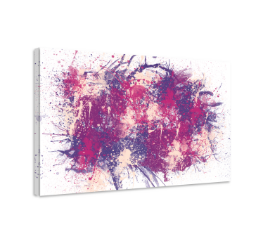 Quadro decorativo abstrato salpico abstrato dinâmico - TenStickers