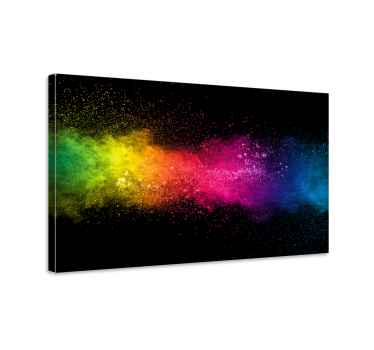 Quadro Decorativo abstrato Respingo multicolor - TenStickers