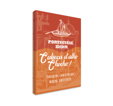 Quadro com letras Português dizendo tradução distraída - TenStickers