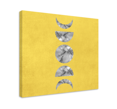 Quadro decorativo abstrato fases da natureza - TenStickers