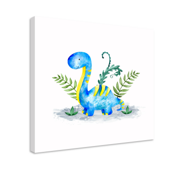 Quadro Decorativo dinossauro Pescoço longo de dinossauro - TenStickers