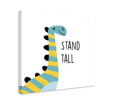 Quadro de dinossauro feliz - TenStickers