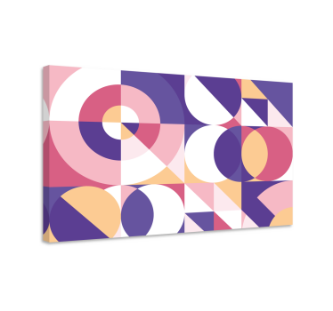 Quadro geométrico Figuras abstratas arte geométrica - TenStickers