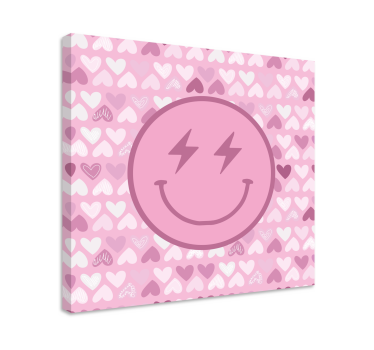 Quadro frase motivacional Ícone de rosto feliz - TenStickers