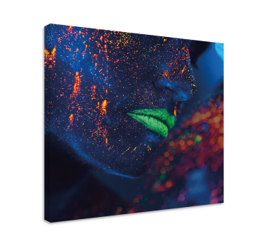 Quadro de arte arte facial cintilante - TenStickers