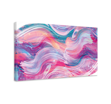 Quadro Decorativo para quarto Pinceladas coloridas de tinta a óle - TenStickers