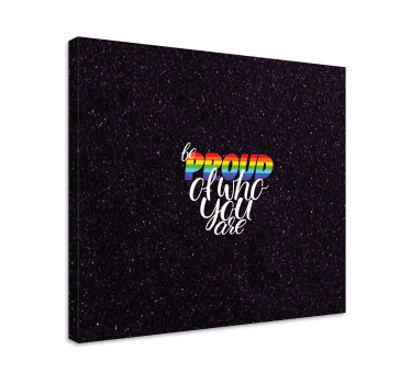Quadro com letras orgulho em ser - TenStickers