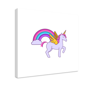 Quadro unicórnio fantasia mágica de unicórnio - TenStickers