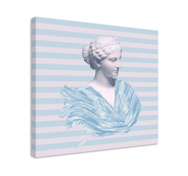Quadro de arte busto de figura clássica - TenStickers