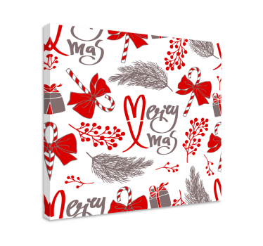 Quadro com o abecedário design feliz natal - TenStickers