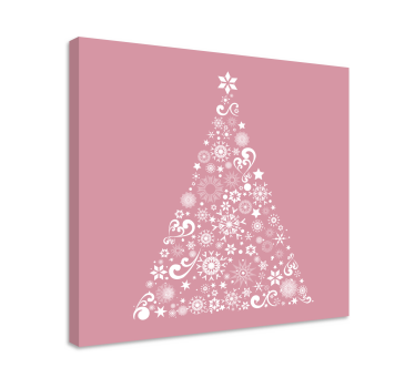 Quadro de flores Árvore floral festiva - TenStickers