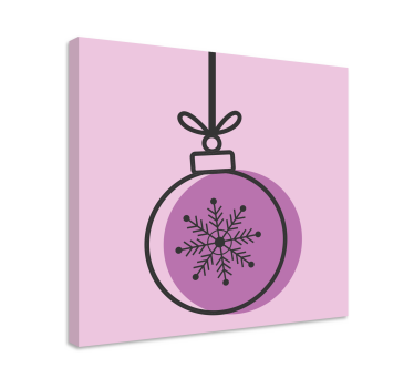Quadros de desportos ornamento floco de neve - TenStickers