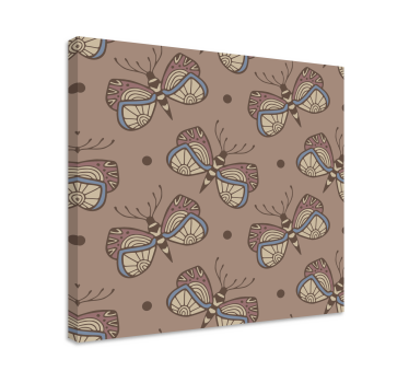 Quadro de borboletas com padrão intricado - TenStickers