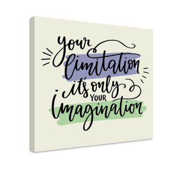 Quadro com frase motivacional Letras de cotação motivacional dese - TenStickers
