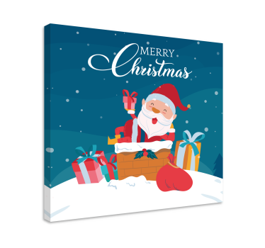 Quadro de cidade santa em presentes - TenStickers