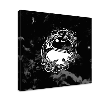 Quadro Decorativo zen Peixe equilíbrio yin yang - TenStickers