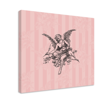 Quadro de arte figura querubim graça - TenStickers