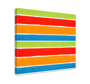 Quadro para sala Pinceladas coloridas - TenStickers