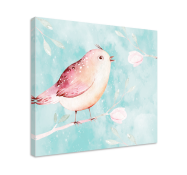 Quadro de pássaros pássaro cantor - TenStickers