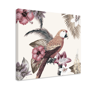 Quadro de pássaros cena de papagaio tropical - TenStickers