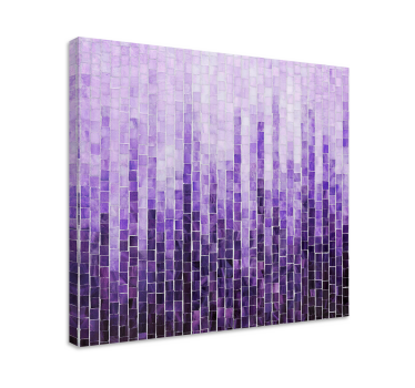 Quadro Decorativo de arte Padrão de blocos de efeito ombre - TenStickers