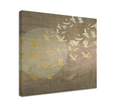 Quadro de pássaros grupo de aves - TenStickers