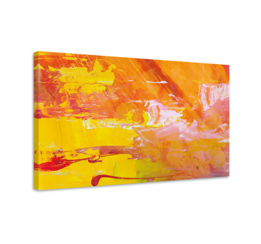 Quadro Decorativo abstrato fluxo de cores vibrantes - TenStickers