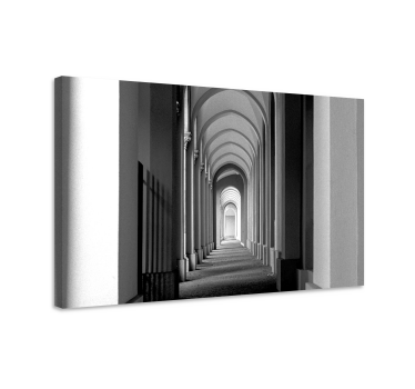 Quadro em 3D Portal 3d clássico branco - TenStickers