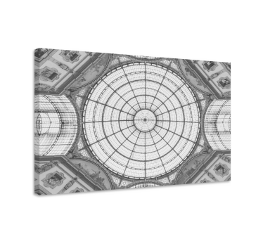 Quadro em 3D Arquitetura de vidro vintage - TenStickers